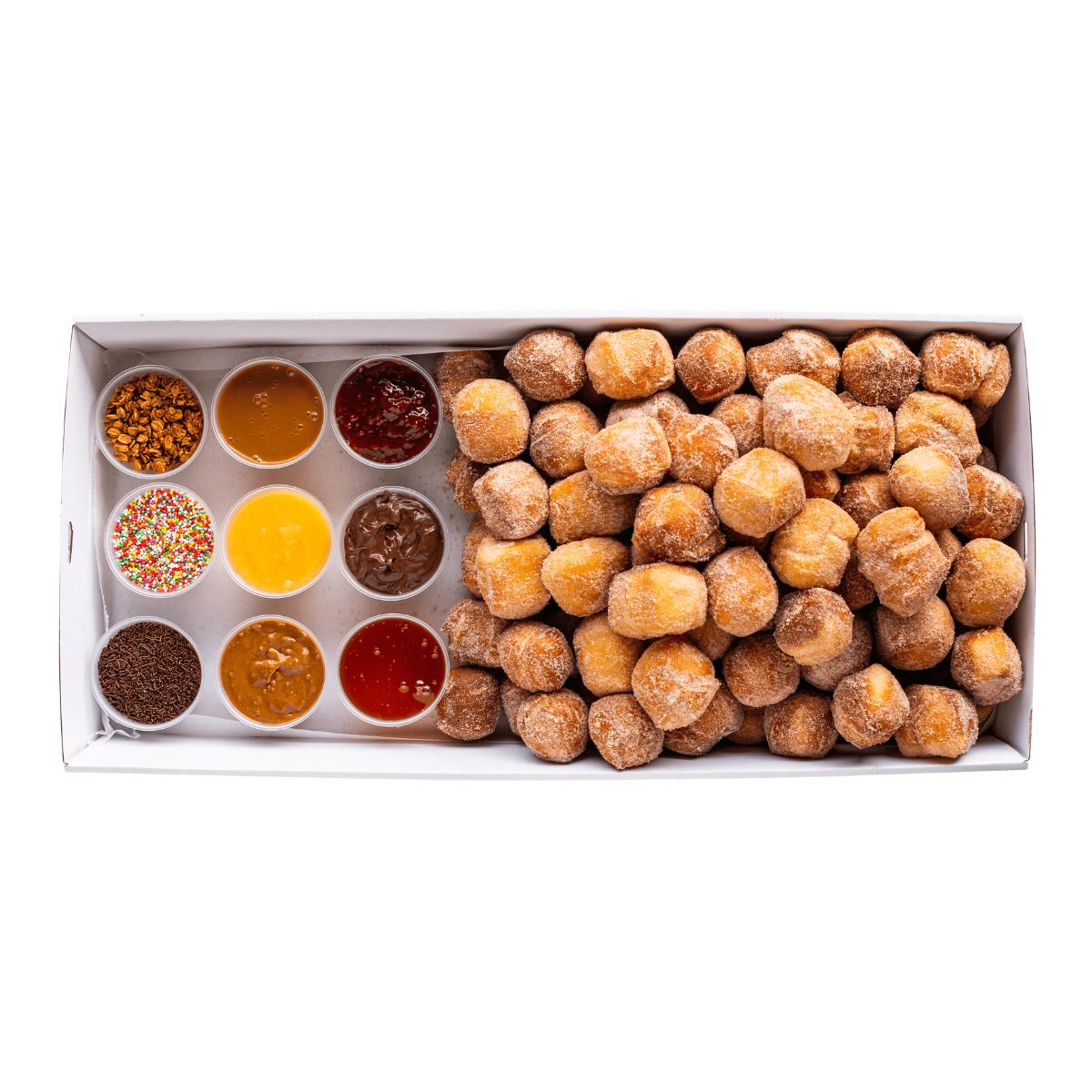 Donut Hole Platters Top Dup Donuts