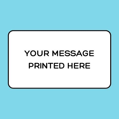 Locally Printed Gift Cards